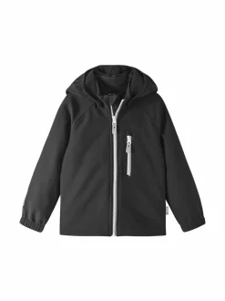 Ulkoiluvaatteet<Reima Vantti Softshell -vedenpitävä takki 9990 BLACK