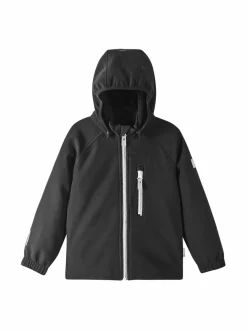 Ulkoiluvaatteet<Reima Vantti Softshell -vedenpitävä takki 9990 BLACK