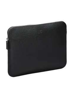 Tietokonelaukut<MMV Bags Varese Laptop Sleeve -nahkasuoja 13 MUSTA