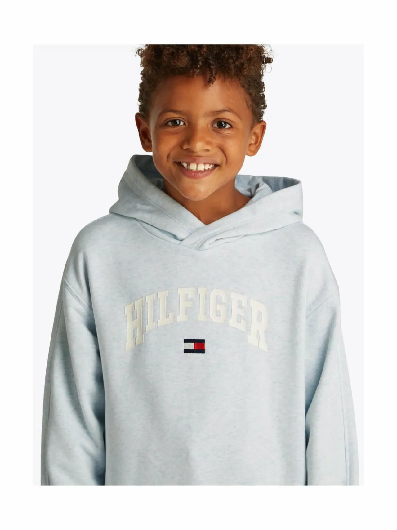 Colleget & Hupparit<Tommy Hilfiger Varsity-collegehuppari DD0 BREEZY BLUE HEATHER