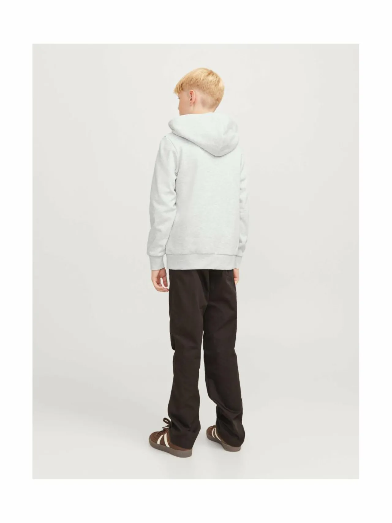 Colleget & Hupparit|Colleget & Hupparit<JACK & JONES junior Varsity-huppari WHITE MELANGE FIT:LOOSE