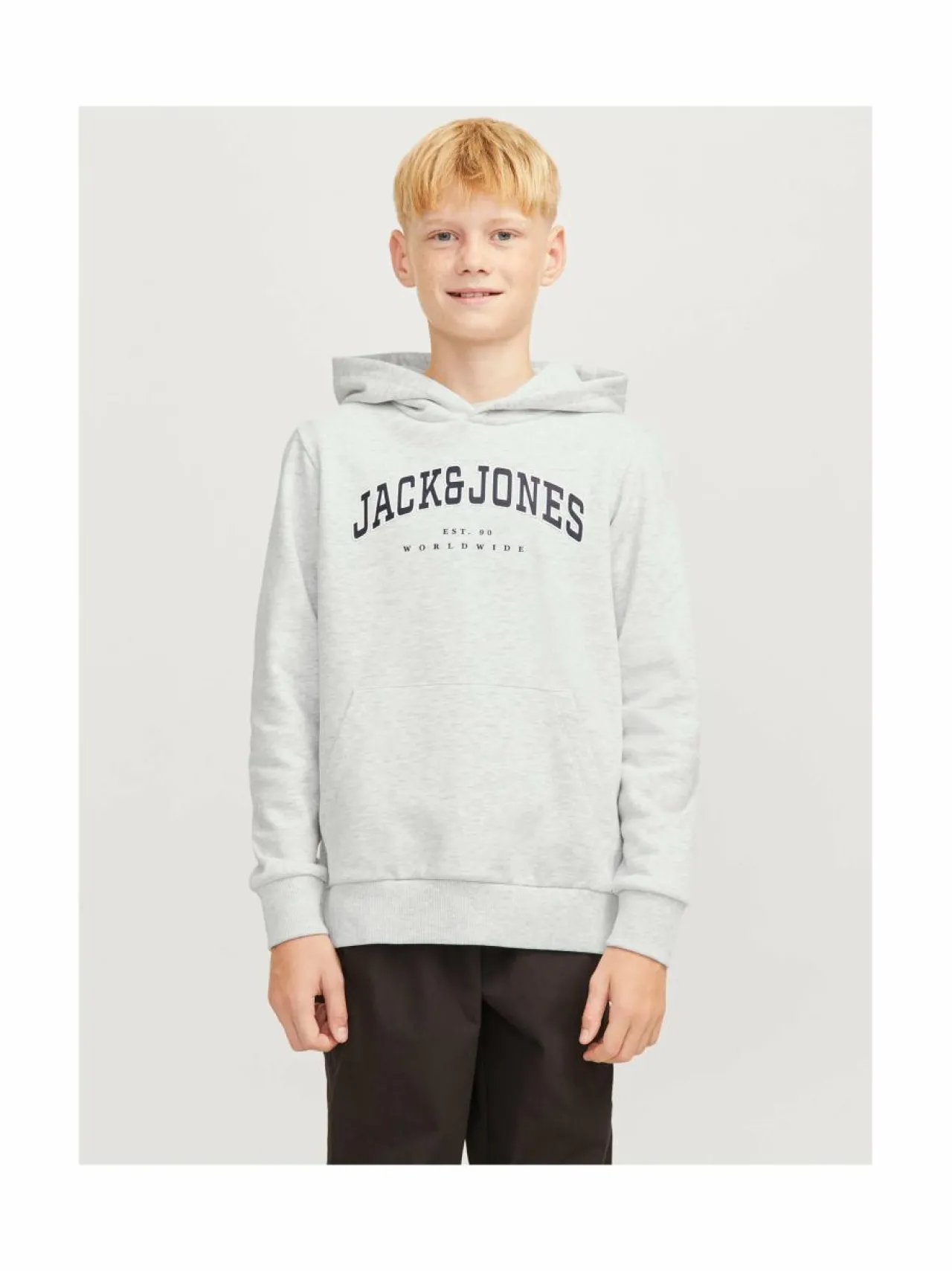 Colleget & Hupparit|Colleget & Hupparit<JACK & JONES junior Varsity-huppari WHITE MELANGE FIT:LOOSE