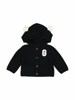 Neuleet<GANT Varsity-puuvillaneuletakki 433 EVENING BLUE