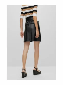 Hameet<BOSS Velipa-tekonahkahame 001 BLACK