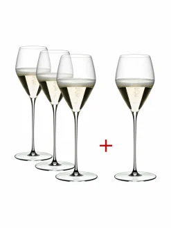 Lasit<Riedel Veloce Champagne -kuohuviinilasit 4 kpl