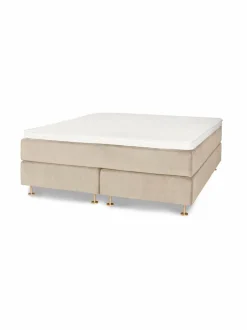 Sängyt & Patjat<Familon Velvet Lux -jenkkisänkypaketti 180 x 200 cm BEIGE