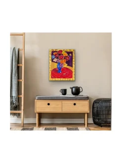 Taulut & Julisteet<Pia Rydman Art Venus vauhdissa, 55x46cm, akryylimaalaus, Pia Rydman