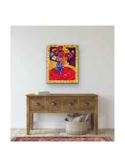 Taulut & Julisteet<Pia Rydman Art Venus vauhdissa, 55x46cm, akryylimaalaus, Pia Rydman