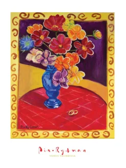 Taulut & Julisteet<Pia Rydman Art Venus vauhdissa, 55x46cm, akryylimaalaus, Pia Rydman