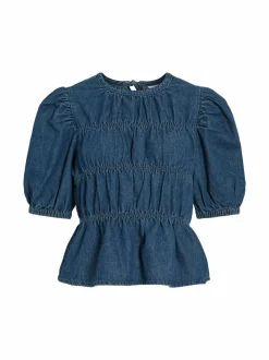 Paidat & Puserot<Vila ViHeidi 2/4 -farkkupaita DARK BLUE DENIM
