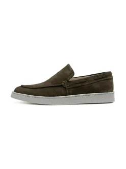 Kävelykengät & Loaferit<Pomar VIKLO Miesten loaferit GREEN SUEDE