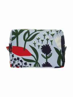 Kylpyhuonetarvikkeet<Marimekko Vilja Palsta -kosmetiikkalaukku 563 LIGHT BLUE, GREEN, RED