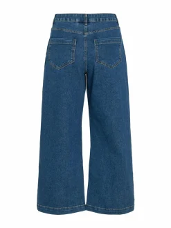 Farkut<Vila Vilotta Culotte -farkut MEDIUM BLUE DENIM