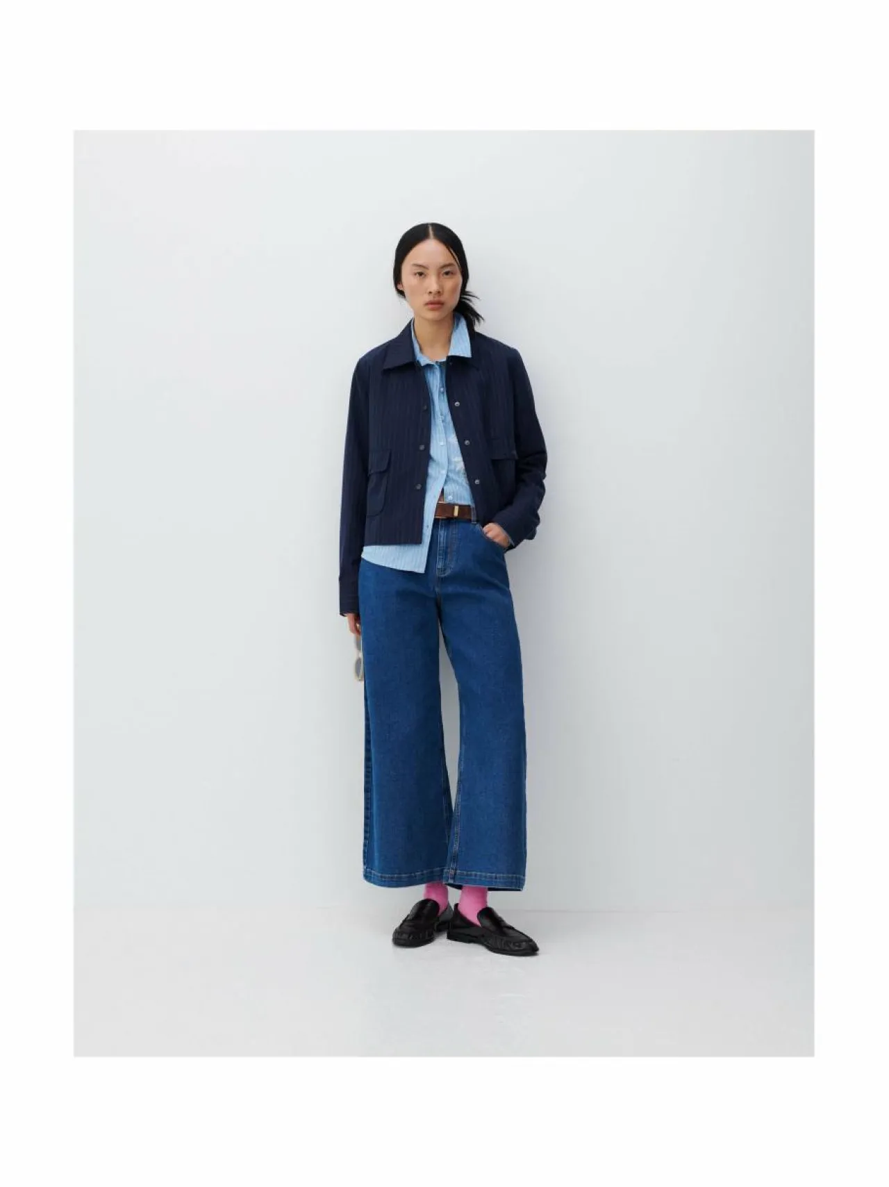 Farkut<Vila Vilotta Culotte -farkut MEDIUM BLUE DENIM