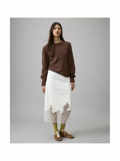 Hameet<Vila Visabel Lace Detail -midihame BIRCH