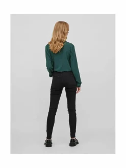 Farkut<Vila Visarah skinny -farkut BLACK