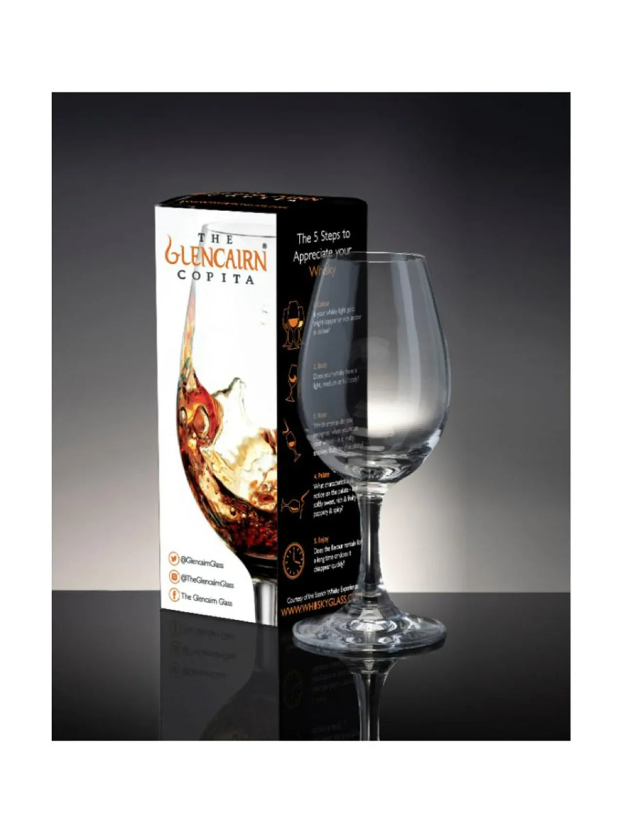 Lasit<Glencairn Viskilasi Nosing Copita, 1 kpl
