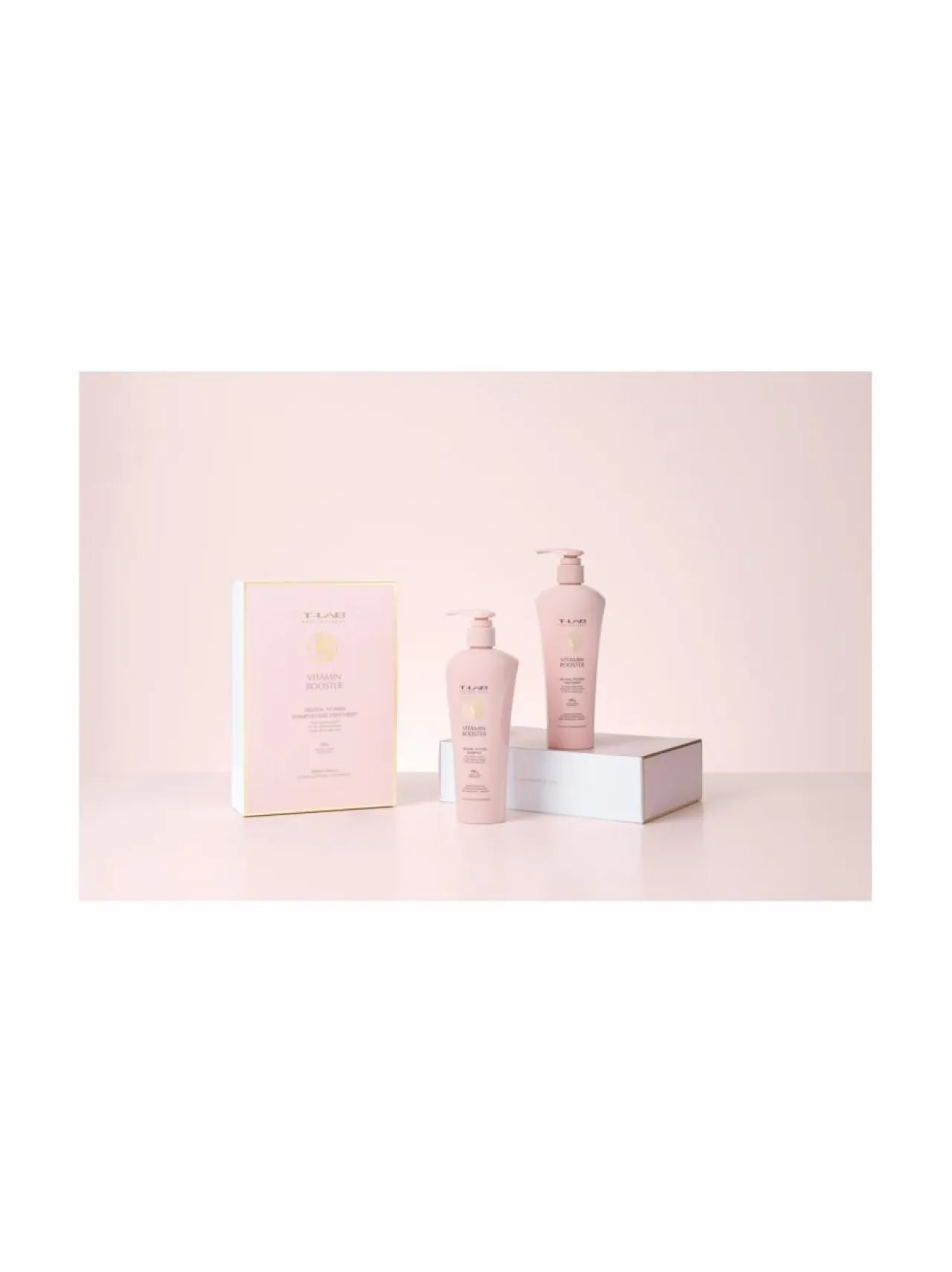 T-LAB Professional Vitamin Booster Duo Set -hiustenhoitopakkaus, 2 tuotetta^ Hiustenhoitopakkaukset