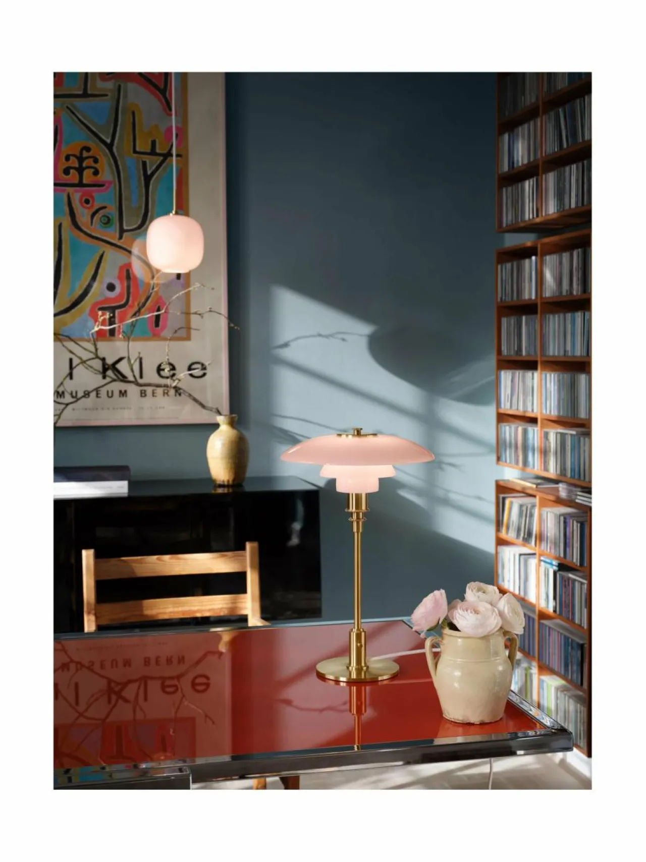 Kattovalaisimet<Louis Poulsen VL45 Radiohus -riippuvalaisin PALE ROSE