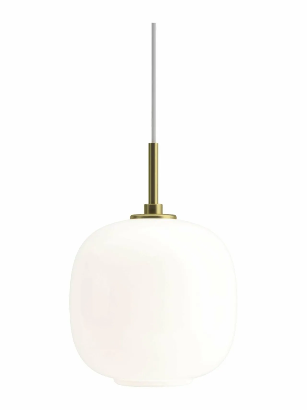 Kattovalaisimet<Louis Poulsen VL45 Radiohus -riippuvalaisin Ø 17,5 cm WHITE/BRASS