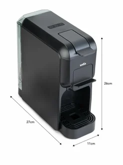 Kahvin- & Vedenkeittimet<Wilfa Volo Multi Mini - kapselikeitin/monitoimikahviautomaatti BLACK