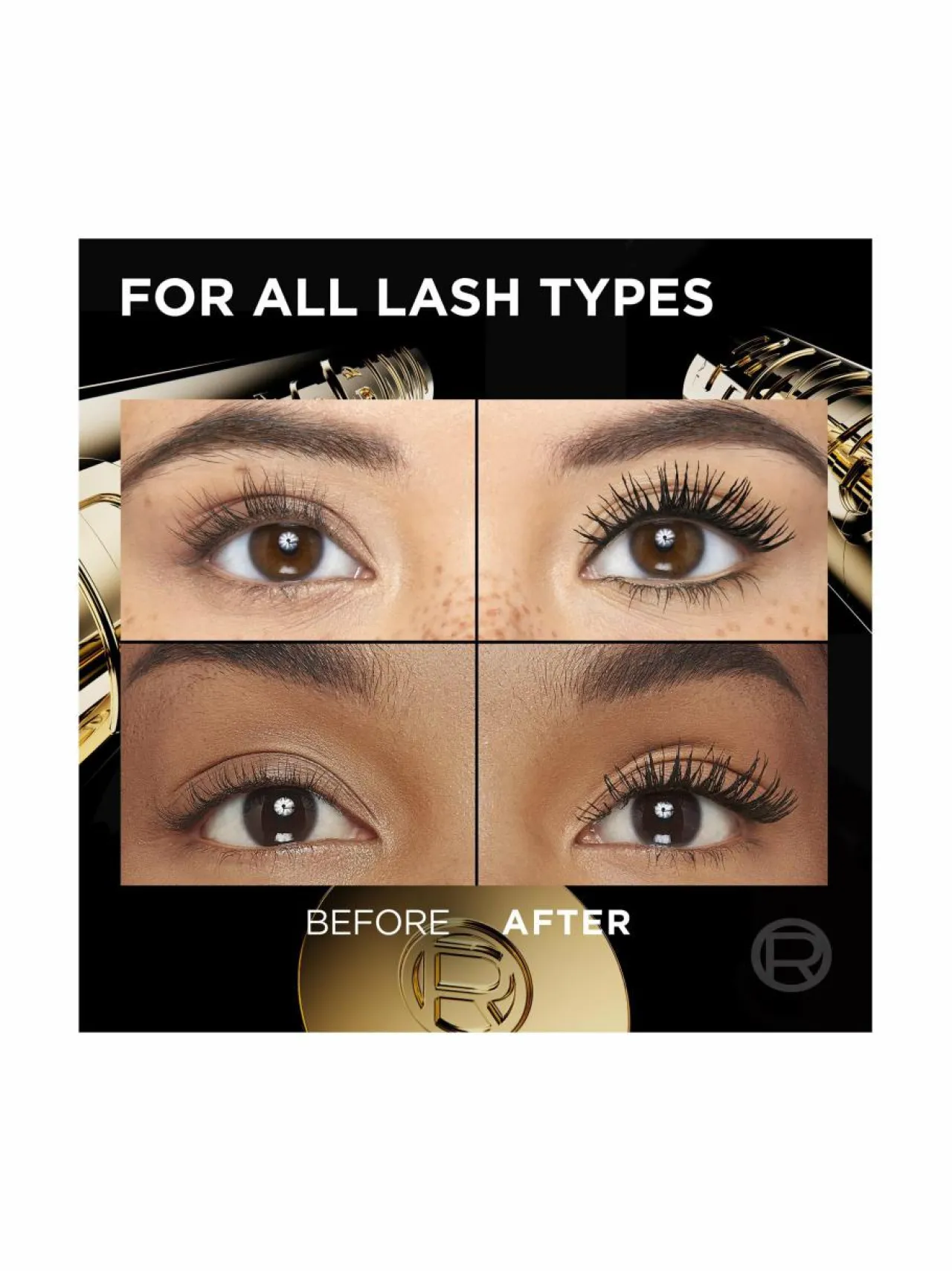 Silmät<L'Oréal Paris Volume Million Lashes Panorama Mascara -ripsiväri BROWN
