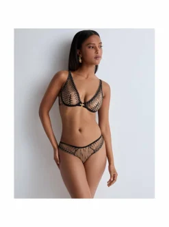 Alusvaatteet & -Asut<Aubade Voodoo Kiss Ultra Plunge Triangle -rintaliivit MILLENIUM BLACK