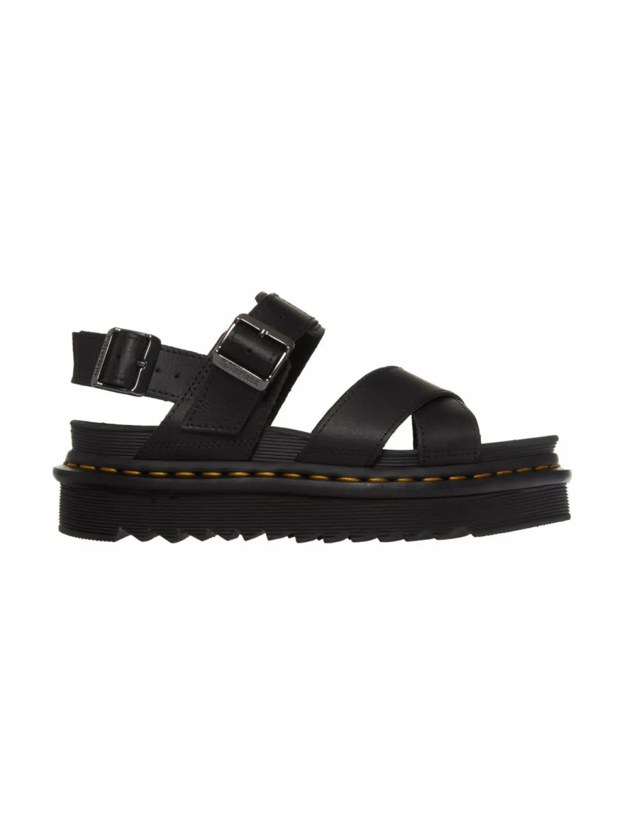 Sandaalit<Dr. Martens Voss II -nahkasandaalit BLACK