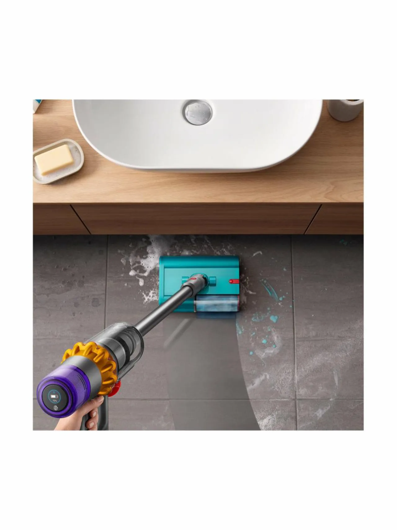 Pölynimurit<Dyson V15s Detect Submarine -pölynimuri YELLOW/NICKEL