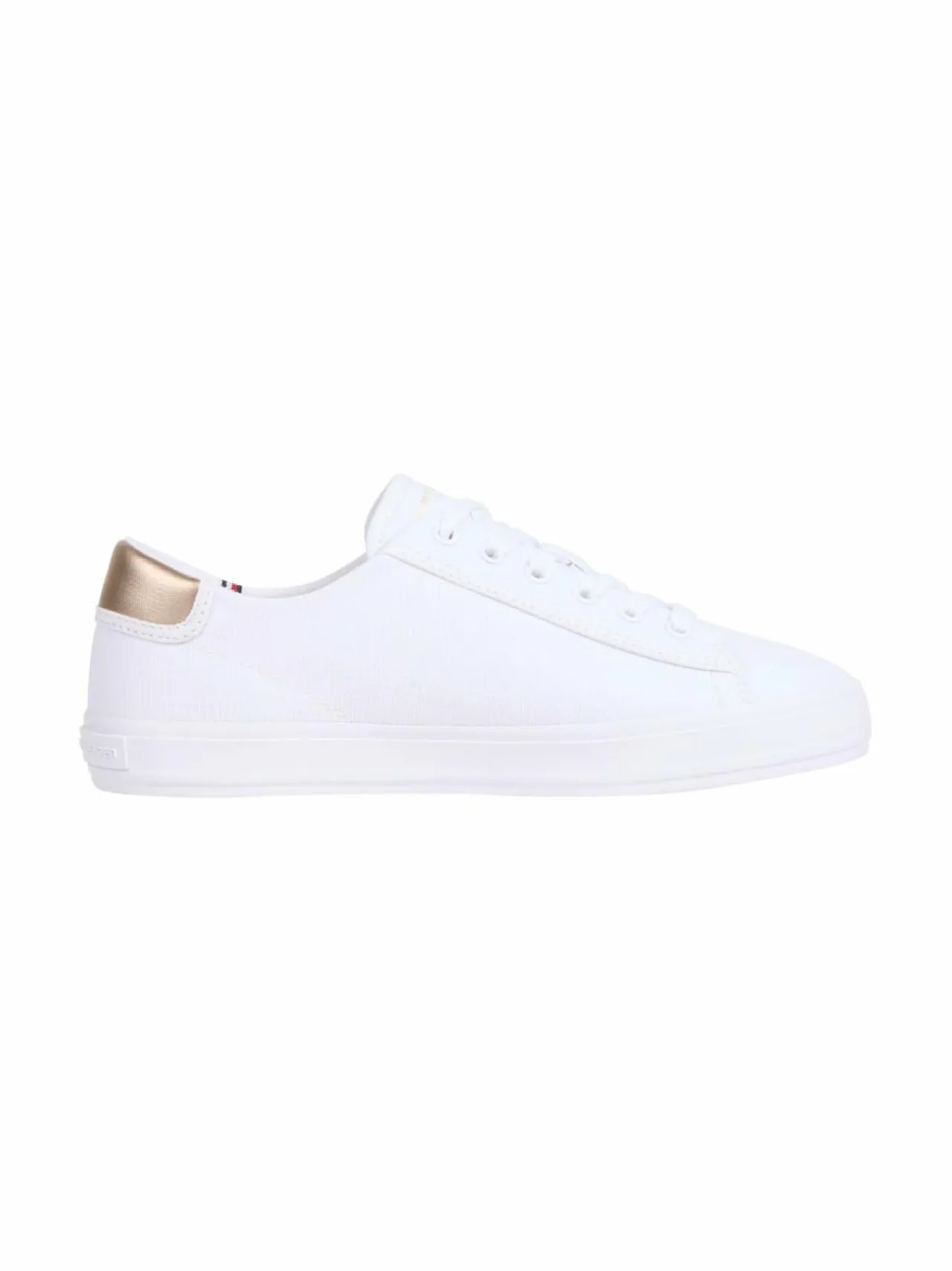 Urheilujalkineet|Tennarit & Sneakerit<Tommy Hilfiger Vulc Canvas Lace Up -tennarit YBS WHITE