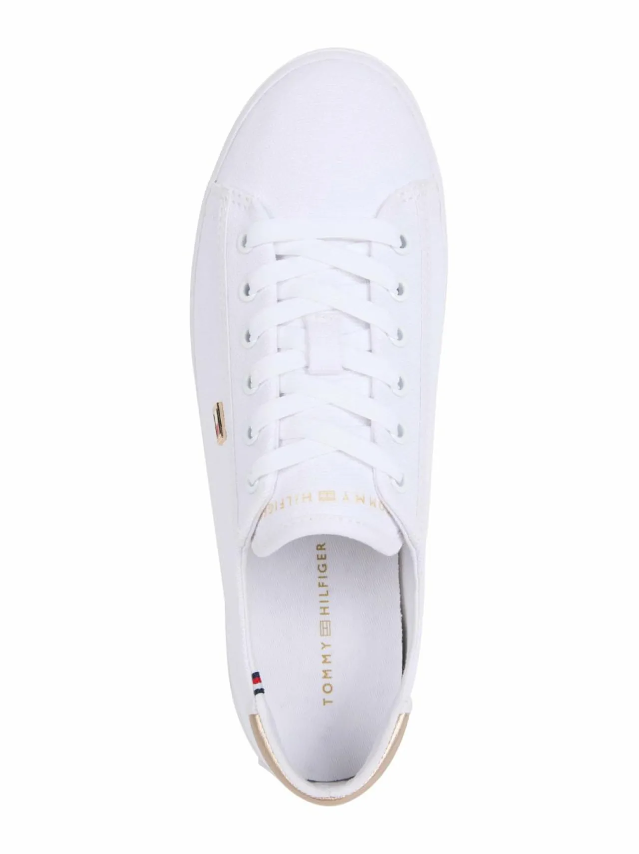 Urheilujalkineet|Tennarit & Sneakerit<Tommy Hilfiger Vulc Canvas Lace Up -tennarit YBS WHITE