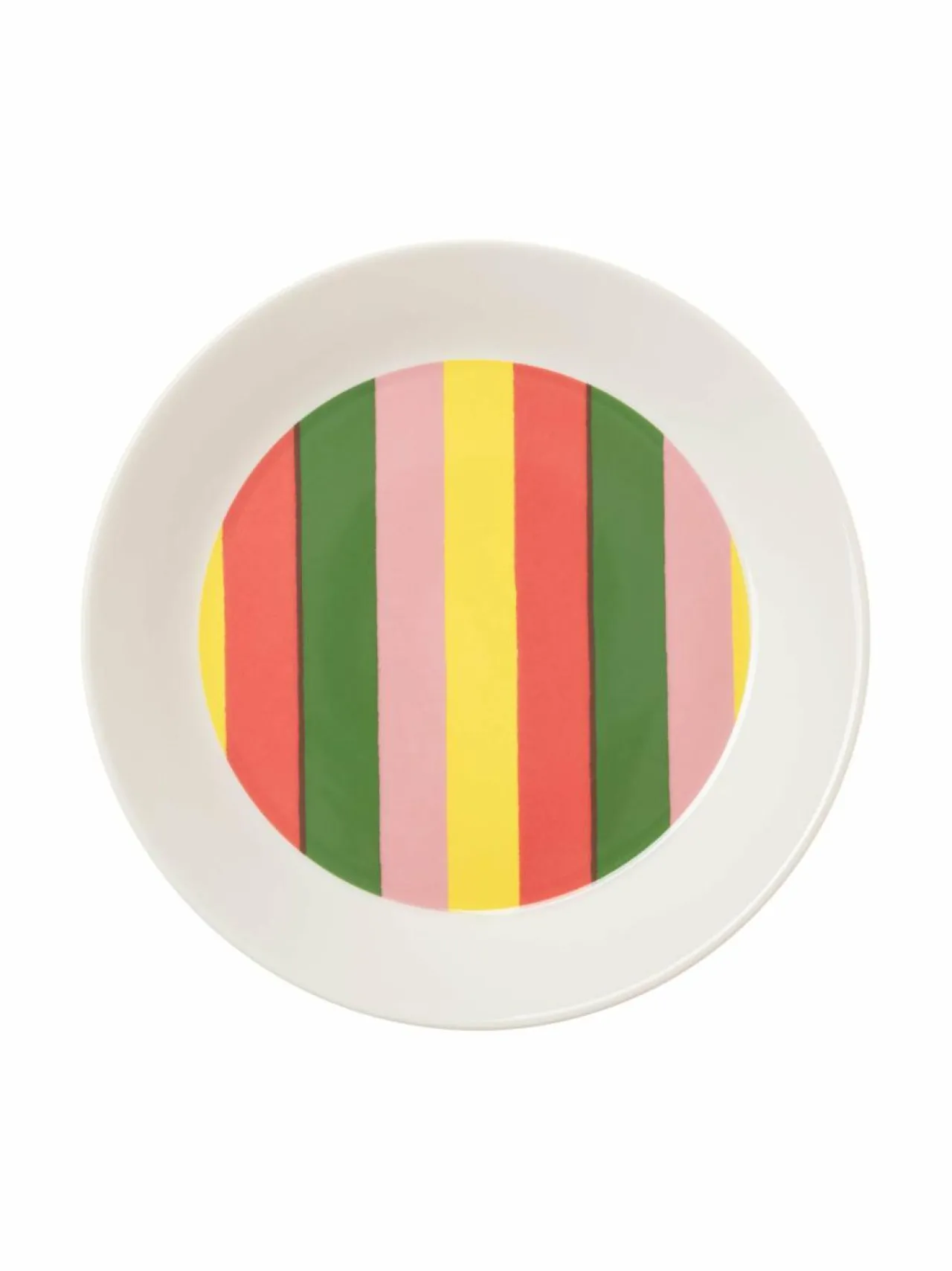 Lautaset & Kulhot<Arabia Vuokko-lautanen 21 cm STRIPED