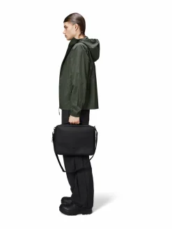 Käsilaukut<Rains W3 13″/14″ - vedenpitävä tietokonelaukku 01 BLACK