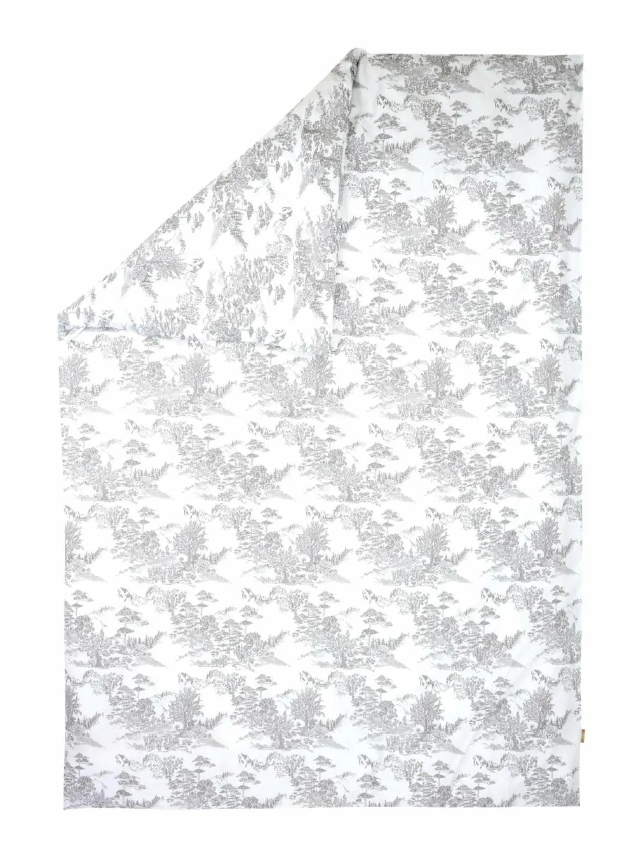 Liinavaatteet<Villa Stockmann Wald-pussilakana SOFT WHITE/GREY COMBO