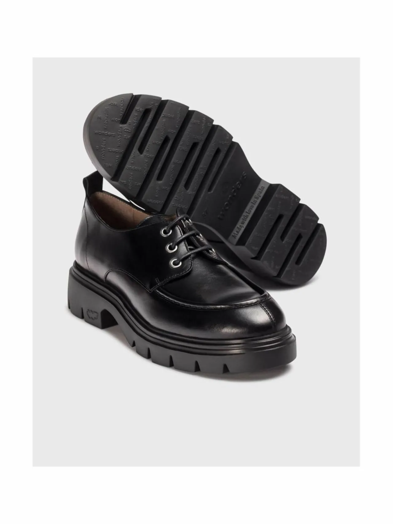 Kävelykengät & Loaferit<Wonders Walking Good Grip -nahkakengät OREGON NEGRO