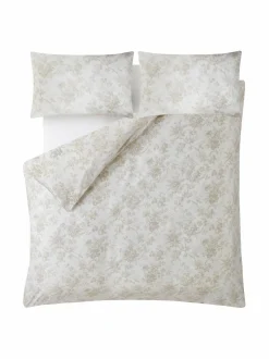 Liinavaatteet<Laura Ashley Walled Garden -satiinipussilakanasetti 05 DOVE GREY