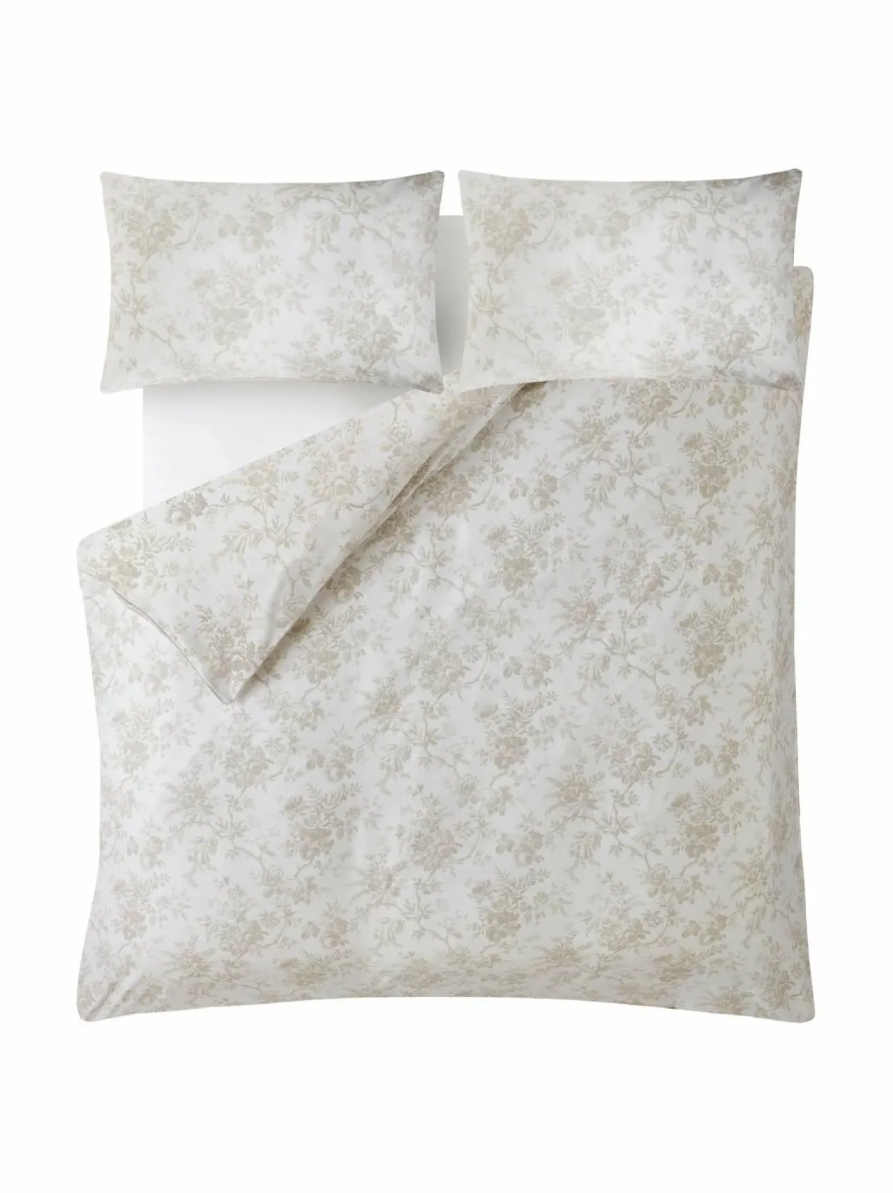 Liinavaatteet<Laura Ashley Walled Garden -satiinipussilakanasetti 05 DOVE GREY