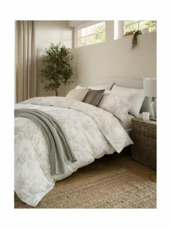 Liinavaatteet<Laura Ashley Walled Garden -satiinipussilakanasetti 05 DOVE GREY