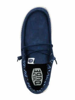Tennarit & Sneakerit<HEYDUDE Wally-kangaskengät NAVY