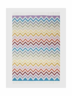 Huovat & Päiväpeitot<Missoni Home Watamu-villahuopa 100 MULTICOLOR