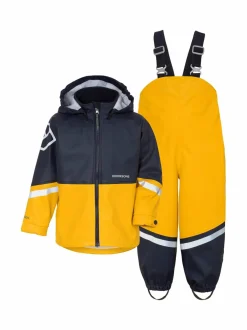 Ulkoiluvaatteet|Ulkoiluvaatteet<Didriksons Waterman-sadeasusetti 321 OAT YELLOW
