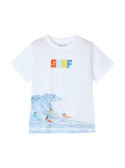 T-Paidat<Mayoral Wave T-paita WHITE 1