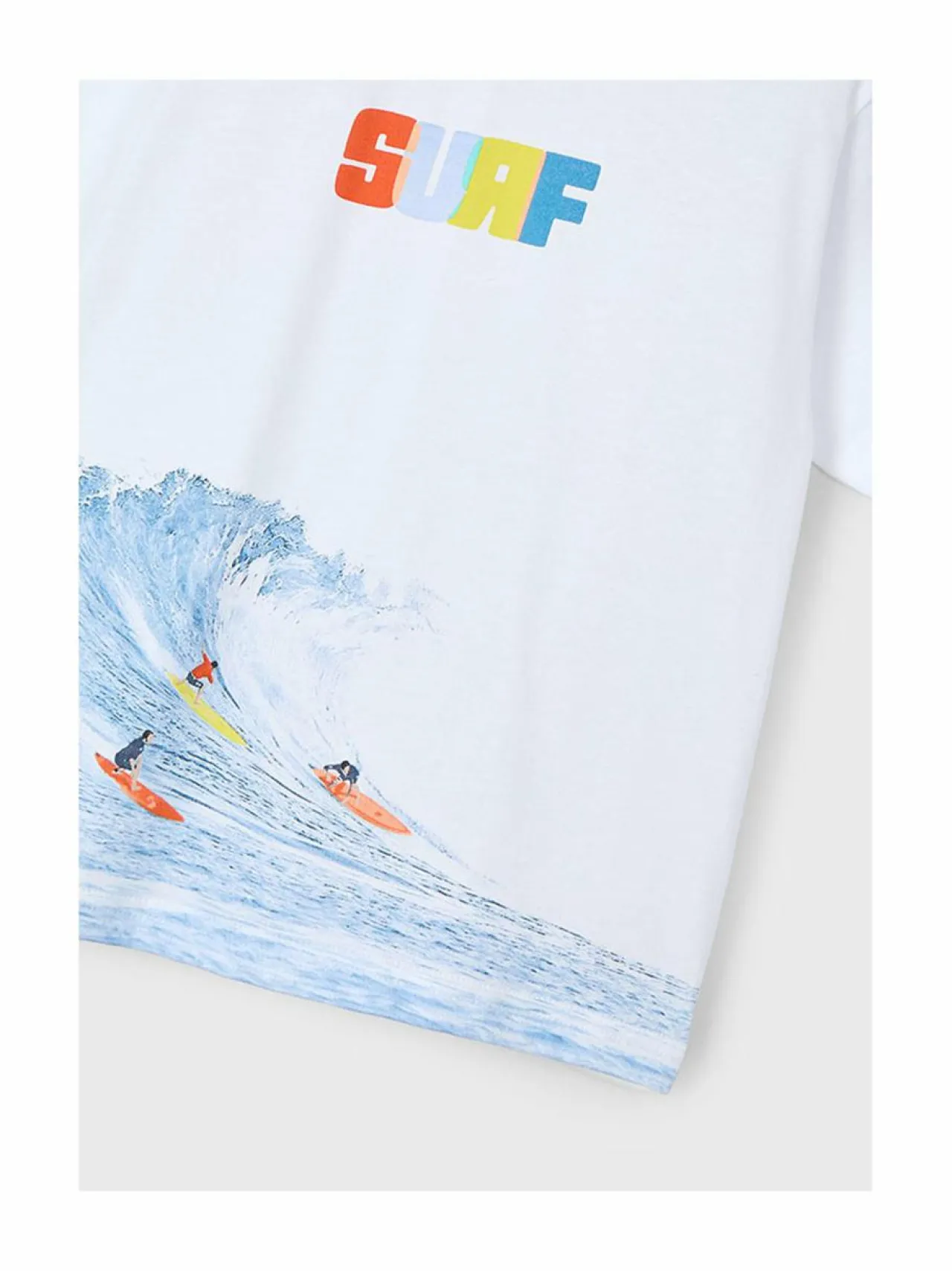T-Paidat<Mayoral Wave T-paita WHITE 1