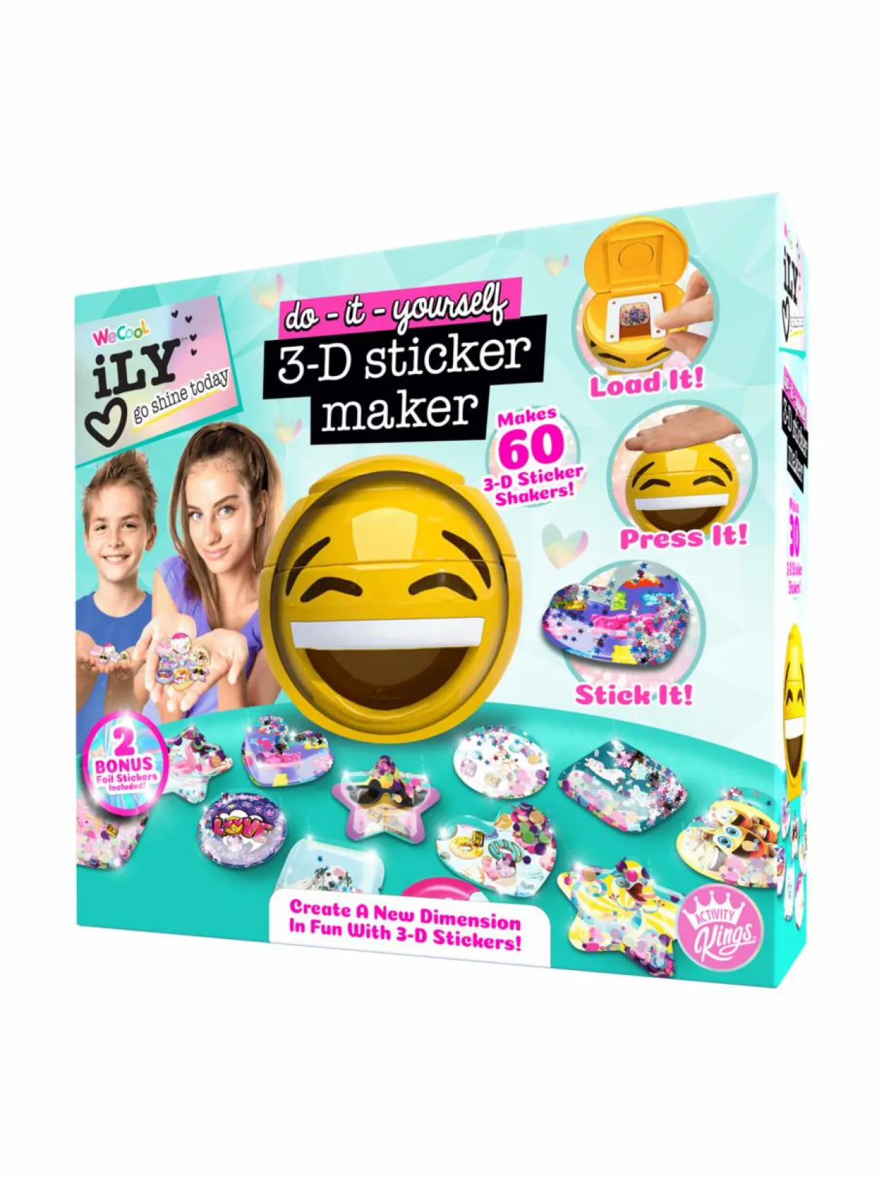 Luovuus & Oppiminen<WECOOL WCOOL 3D-tarrojen valmistussetti