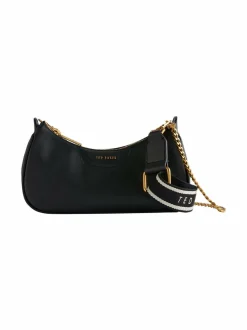 Olkalaukut<Ted Baker London Webbing Leather Crossbody -laukku BLACK