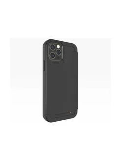Puhelimen Suojakuoret & Tarvikkeet<GEAR4 Wembley Flip iPhone 12 Pro Max -suojakuori MUSTA