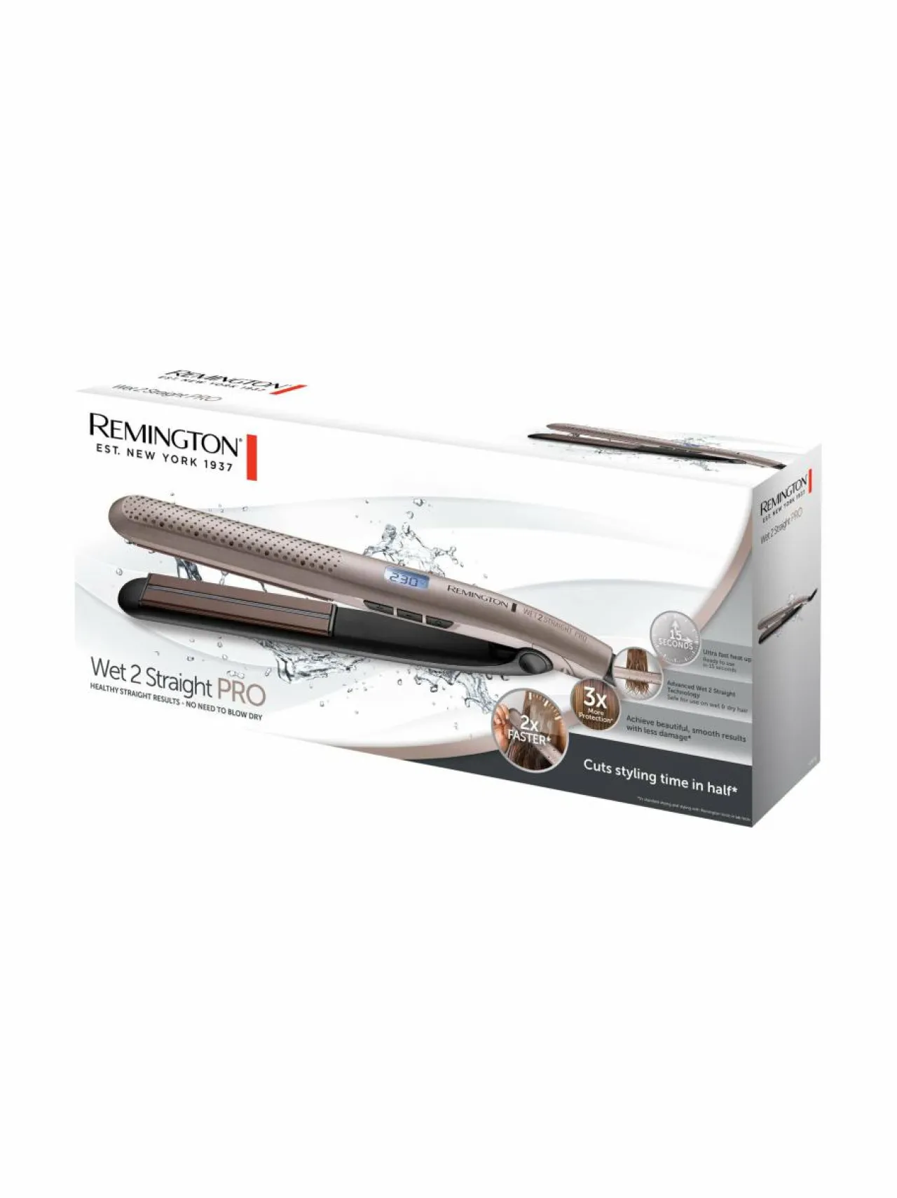 Hiustenhoitolaitteet|Hiustenhoito<Remington Wet2Straight PRO -suoristusrauta GREY