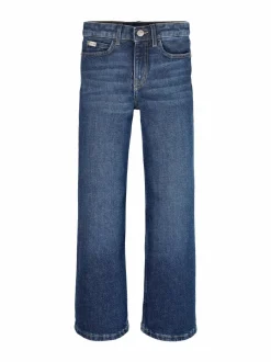 Farkut<Calvin Klein Kids Wide Leg Authentic -farkut 1BJ AUTHENTIC DARK BLUE COM