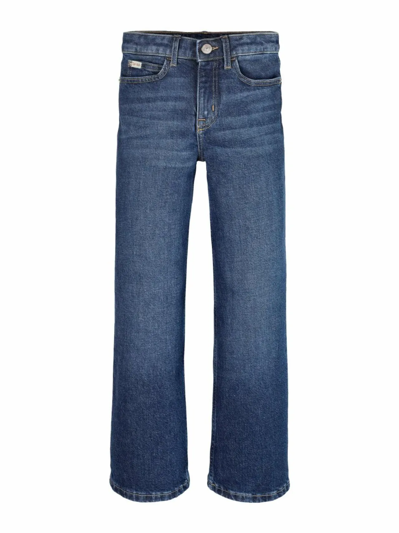 Farkut<Calvin Klein Kids Wide Leg Authentic -farkut 1BJ AUTHENTIC DARK BLUE COM