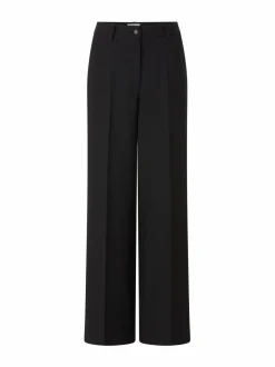 Housut<rich & royal Wide Leg -prässihousut 890 BLACK